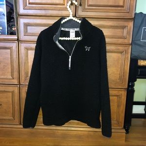 PINK VICTORIAS SECRET|🦋 soft Sherpa pullover